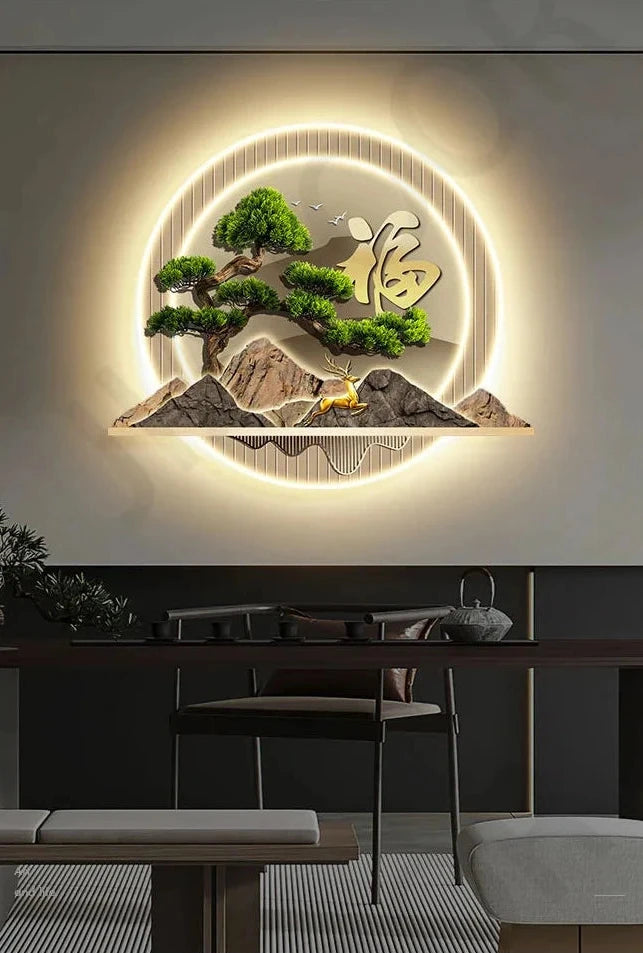 Décoration Murale Lumineuse Zen