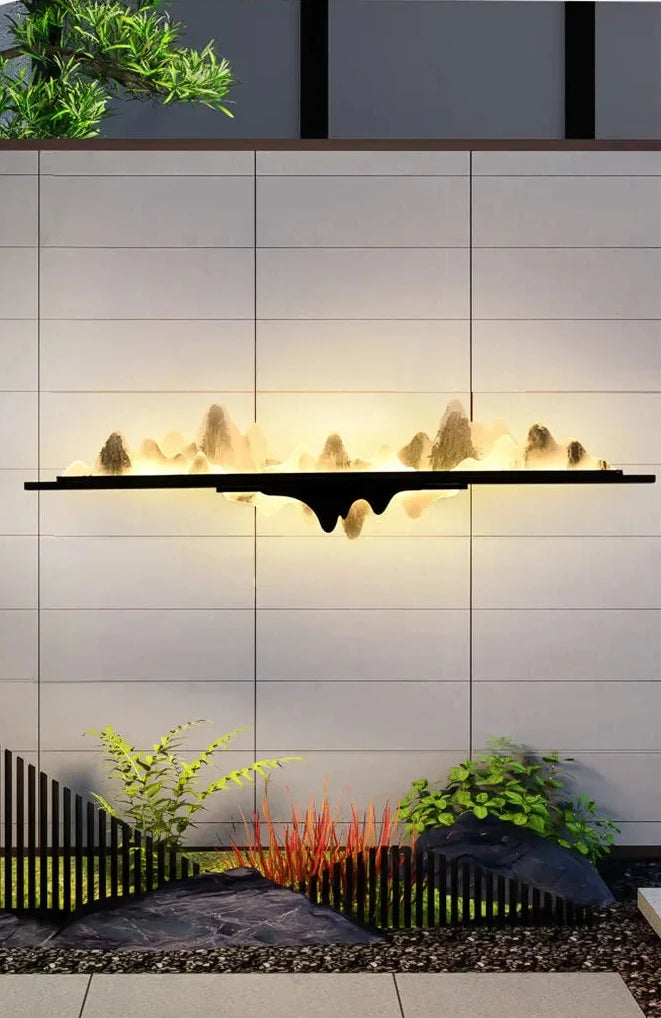 Décoration Murale LED Jardin Aquatique