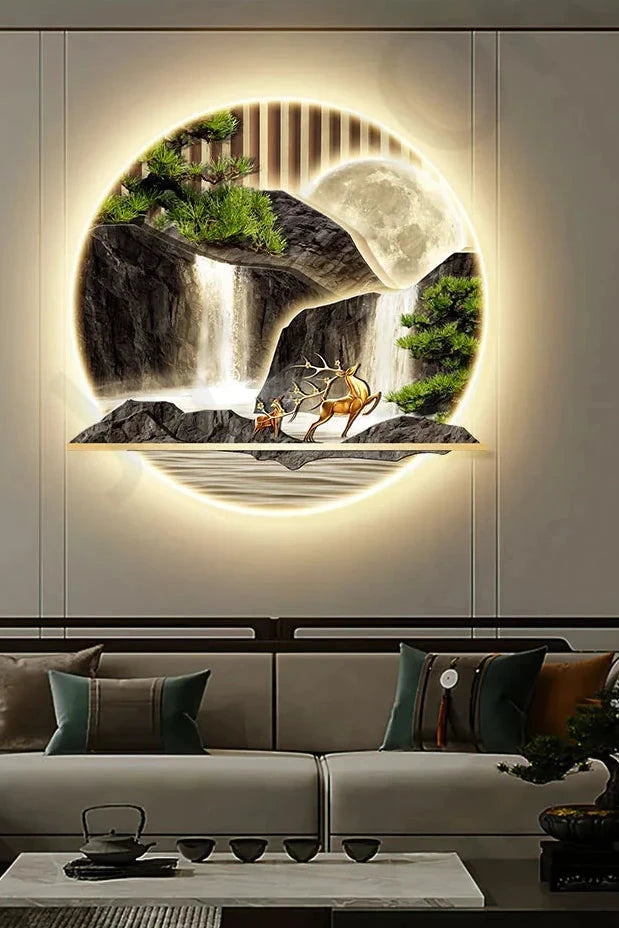 Décoration Murale Lumineuse Zen