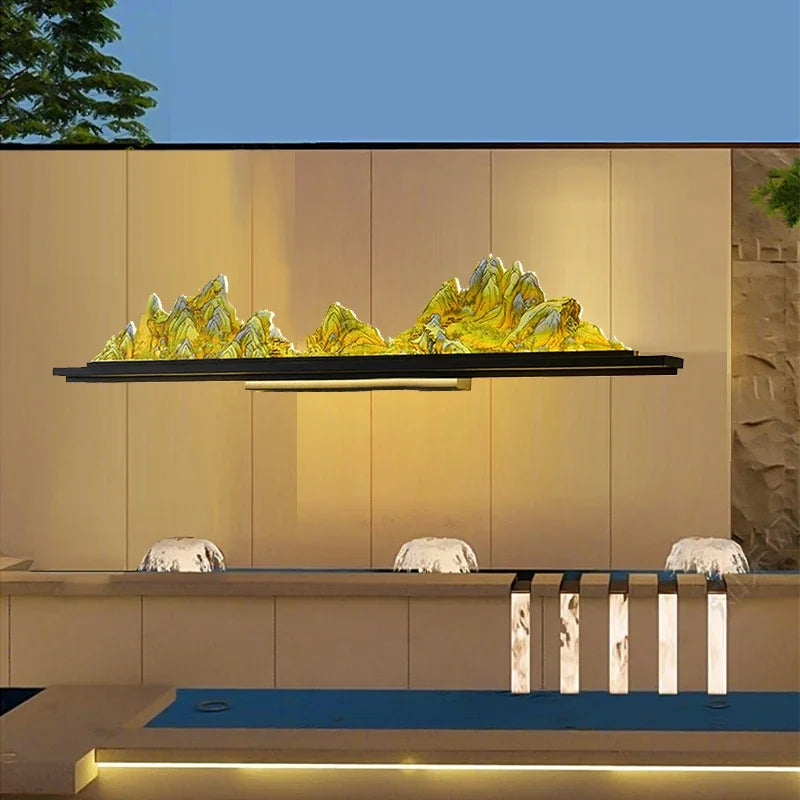 Décoration Murale LED Jardin Aquatique