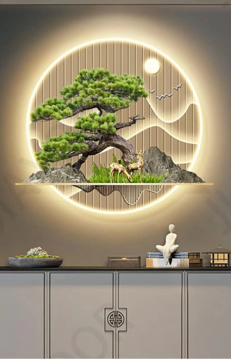 Décoration Murale Lumineuse Zen