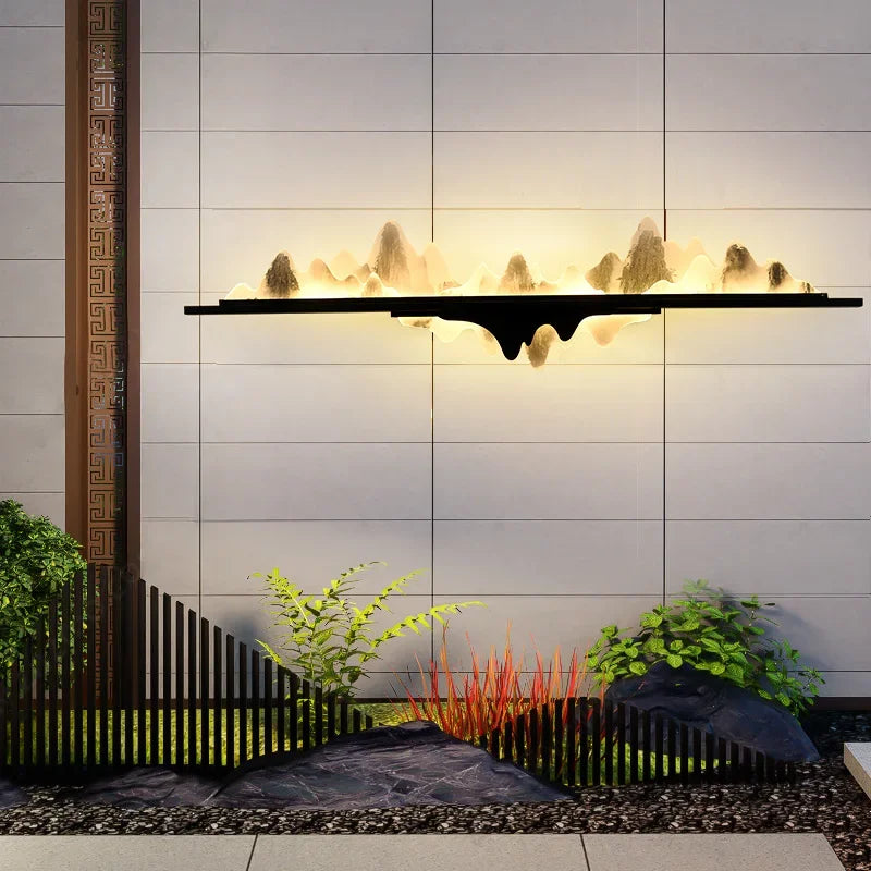 Décoration Murale LED Jardin Aquatique