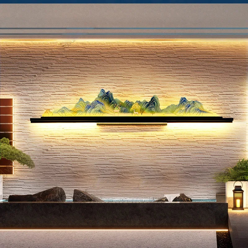 Décoration Murale LED Jardin Aquatique