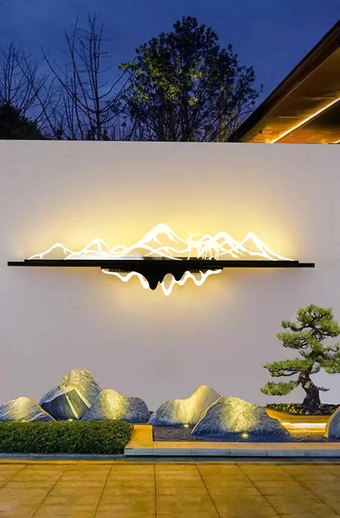 Décoration Murale LED Jardin Aquatique