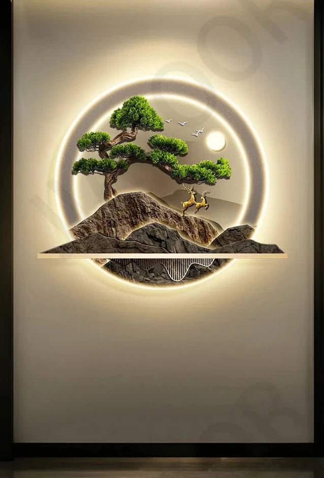 Décoration Murale Lumineuse Zen